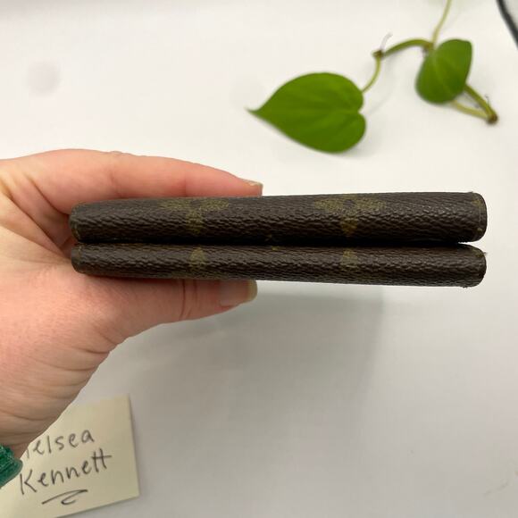 Louis Vuitton Monogram Canvas Square Elise Monogram Wallet Double Sided 0050 - Picture 5 of 16